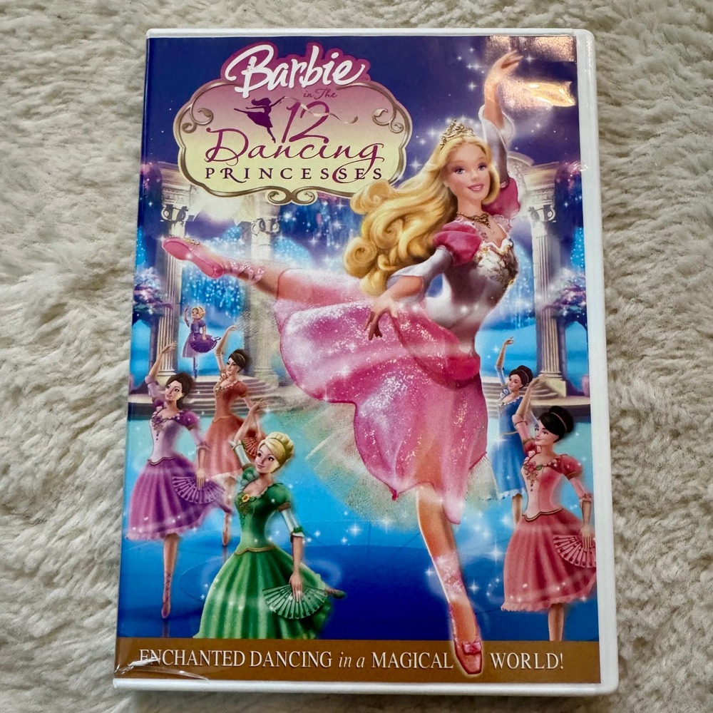Barbie The 12 Dancing Princesses DVD 2006 Movie Slipcover Widescreen Y2K Musical